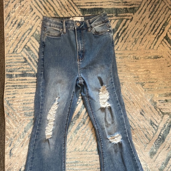 Refuge denim flares Sz1 EUC - Picture 2 of 5
